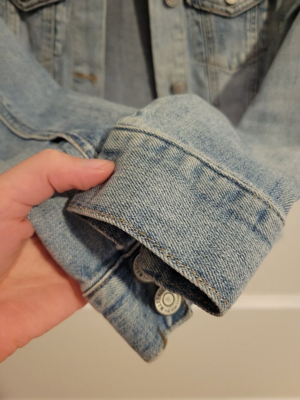 Distressed Jean Jacket - Picture 3 of 4